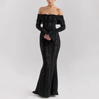 Alessia שמלת ערב מקסי תחרה