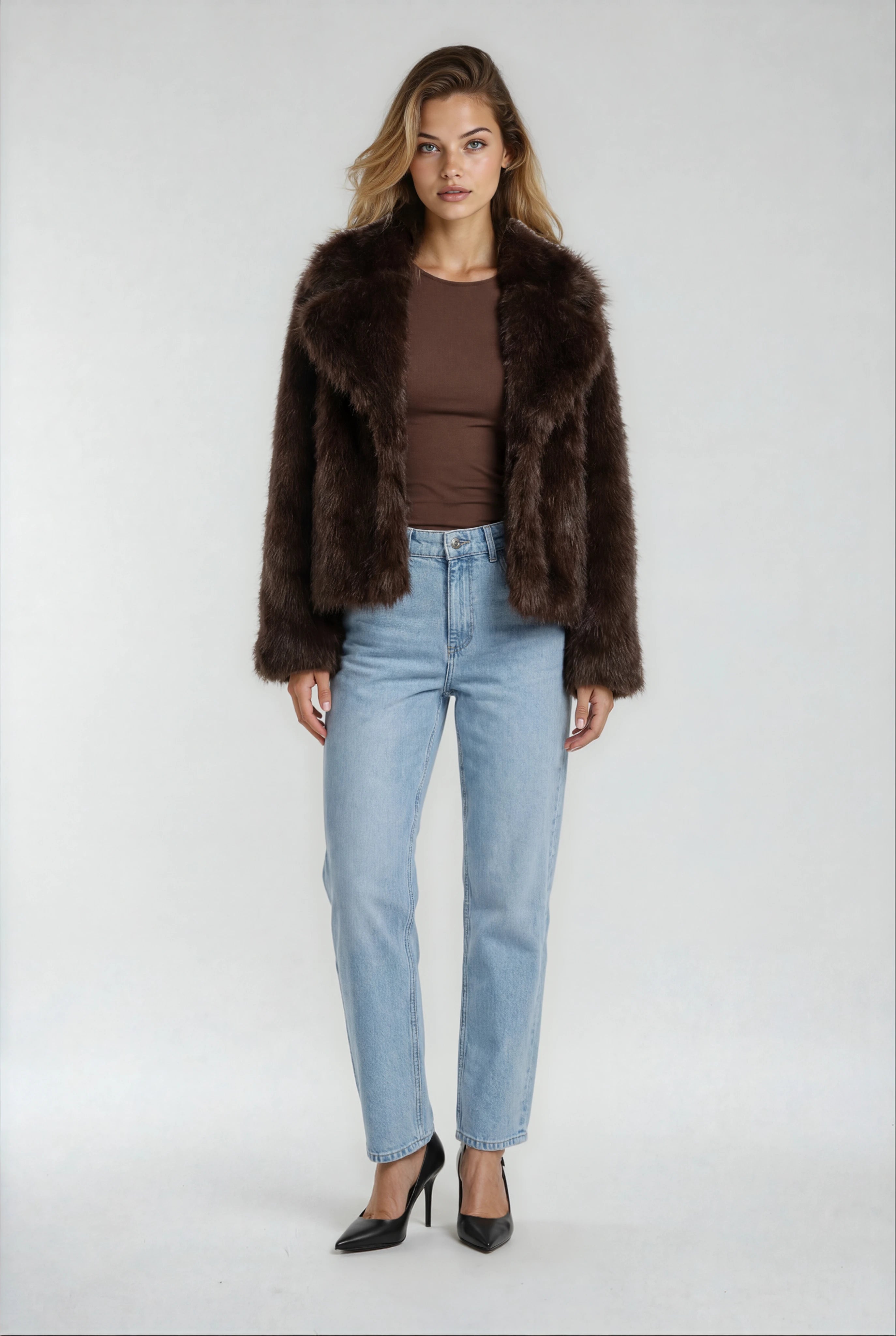 מעיל פרווה דגם קלואי