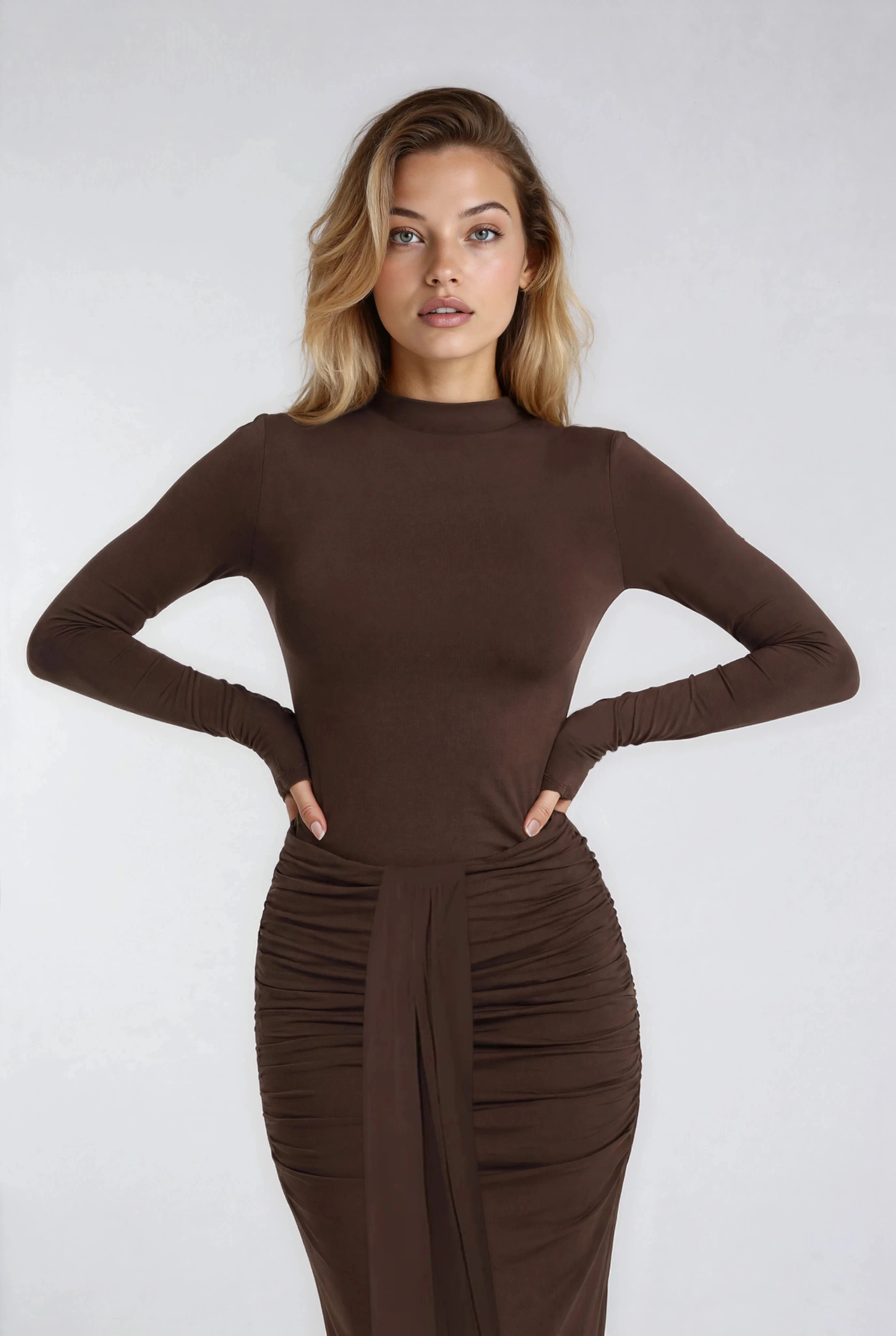 שמלה צנועה דגם מור