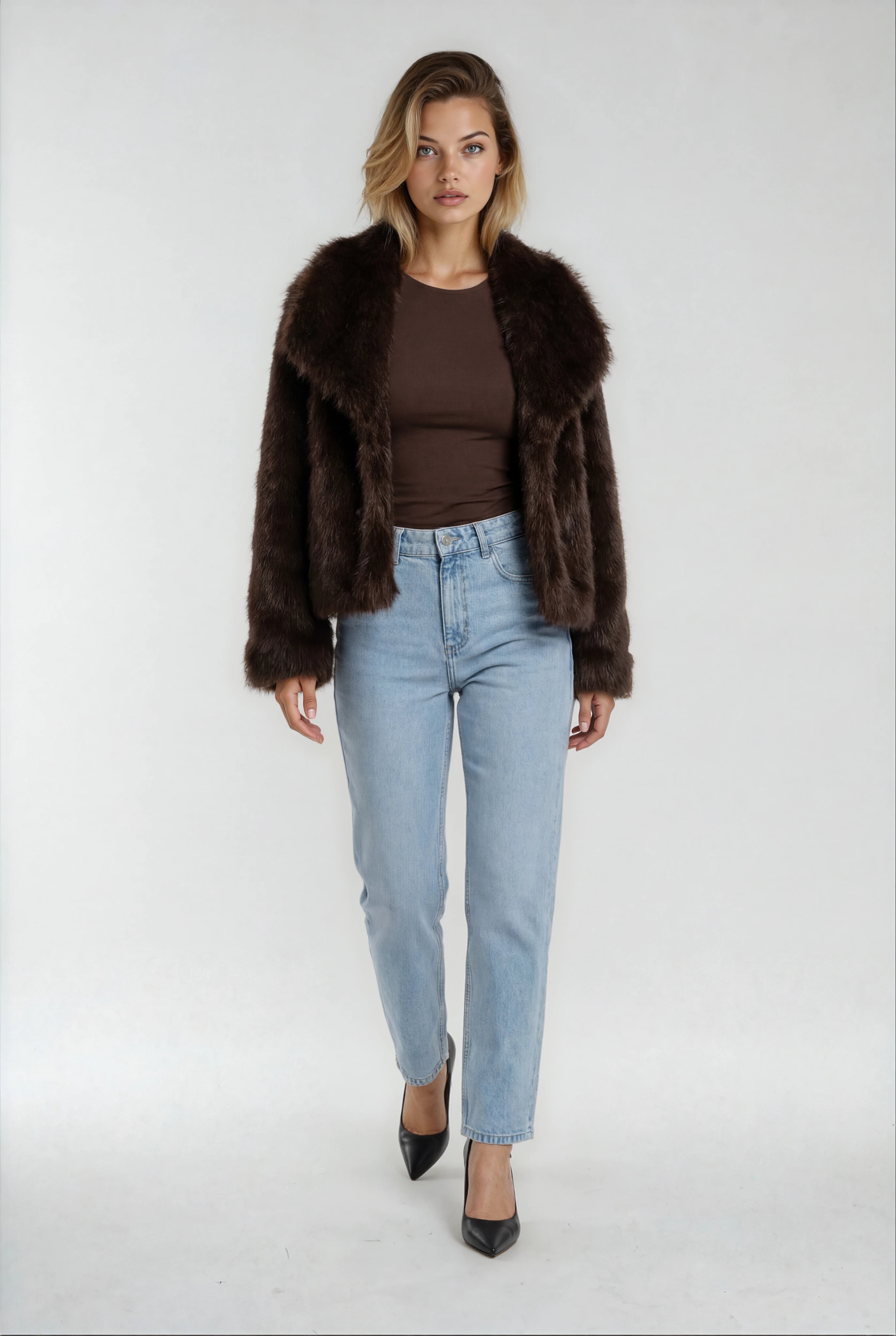 מעיל פרווה דגם קלואי