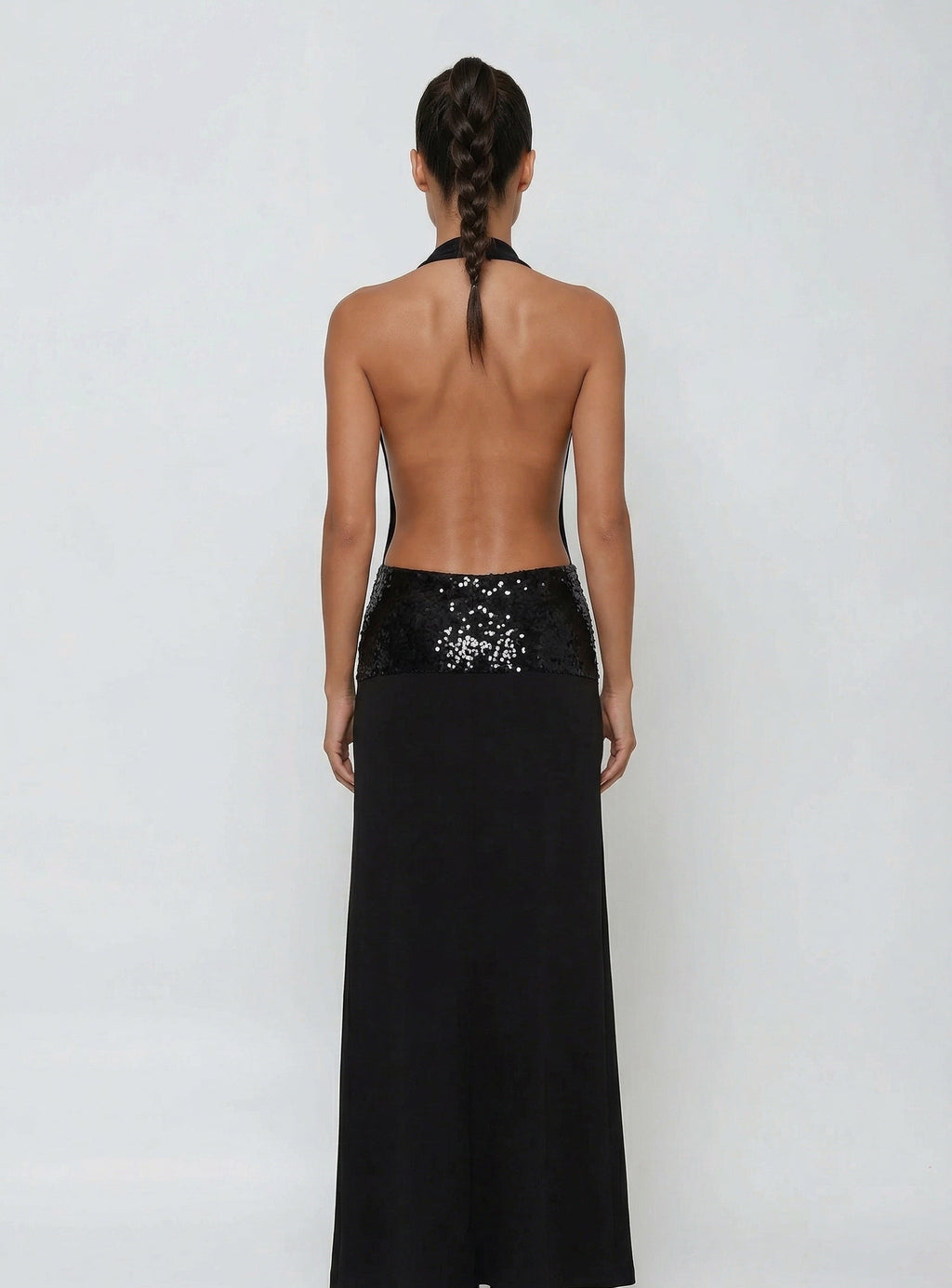 שמלה ארוכה גב פתוח