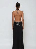 שמלה ארוכה גב פתוח