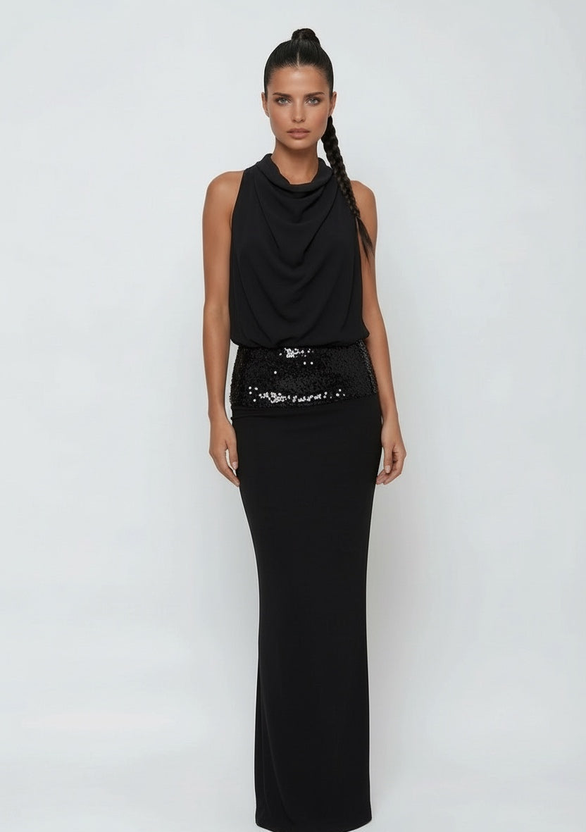 שמלה ארוכה גב פתוח