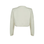 שמלת מיני סטרפלס בד ארוג + בלייזר קצר - ליאו