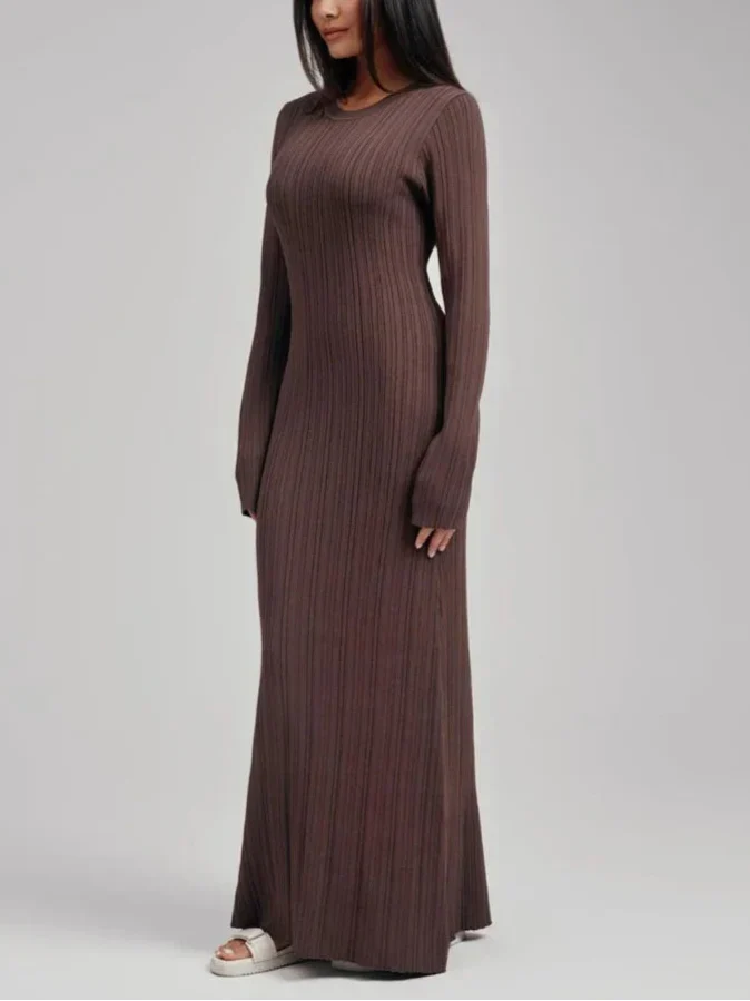 Jana שמלת מקסי סרוגה