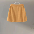 סט שני חלקים סרוג חולצת אובר סייז וחצאית מיני - יעלה