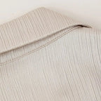 חליפת שני חלקים בד קרפ מבריק נעים מכנסיים ארוכים ובלייזר - ריקה