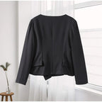 סט שני חלקים אלגנטי חצאית מידי ובלייזר בעיצוב מחויט ויוקרתי - PAS