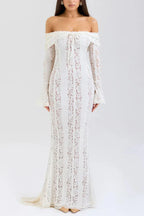 Alessia שמלת ערב מקסי תחרה