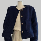 ג'קט יוקרתי בסגנון צרפתי אלגנטי