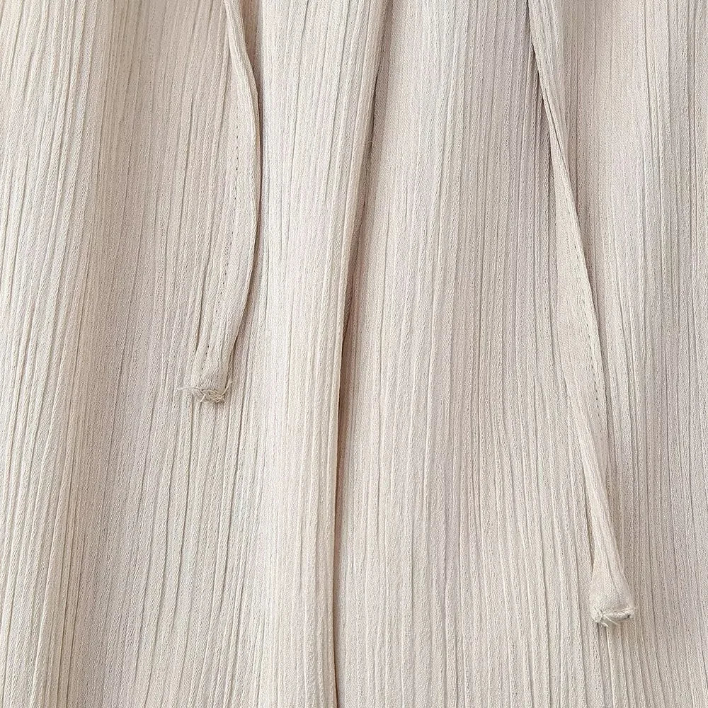 חליפת שני חלקים בד קרפ מבריק נעים מכנסיים ארוכים ובלייזר - ריקה