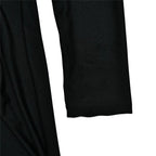 Rios שמלת ערב מקסי מחטבת עם חיתוך בטן