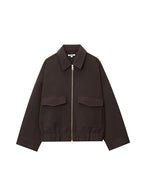 ג'קט סטייל עם צווארון לפל