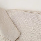 חליפת שני חלקים בד קרפ מבריק נעים מכנסיים ארוכים ובלייזר - ריקה