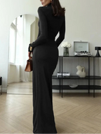 Rufus שמלת ערב מקסי צווארון גבוה