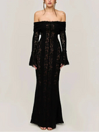 Alessia שמלת ערב מקסי תחרה