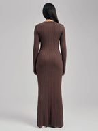 Jana שמלת מקסי סרוגה