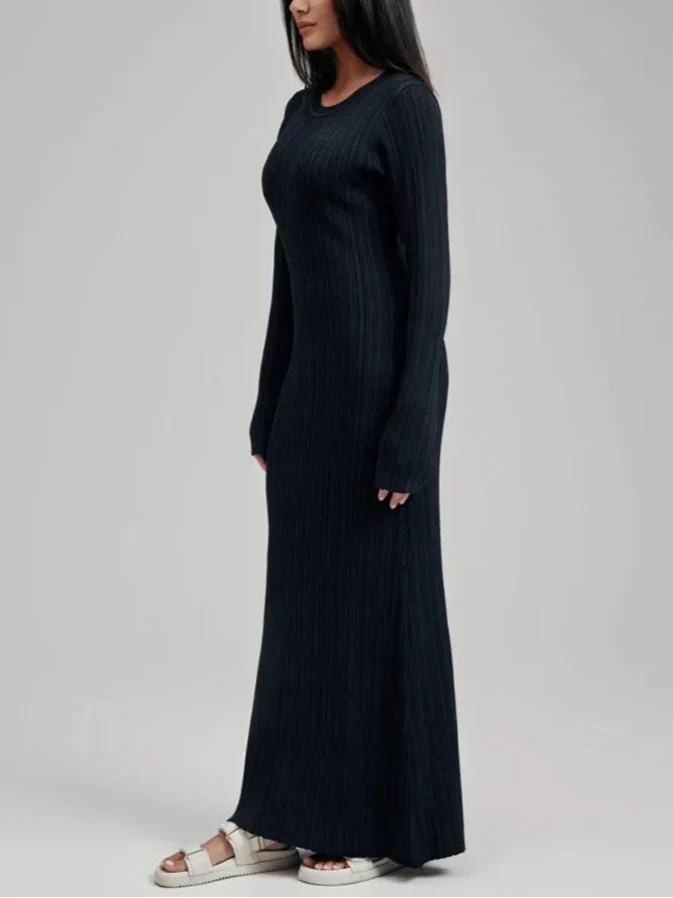 Jana שמלת מקסי סרוגה