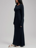 Jana שמלת מקסי סרוגה