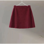 סט שני חלקים סרוג חולצת אובר סייז וחצאית מיני - יעלה