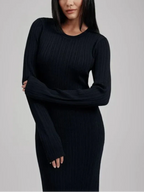 Jana שמלת מקסי סרוגה