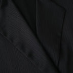 חליפת שני חלקים בד קרפ מבריק נעים מכנסיים ארוכים ובלייזר - ריקה