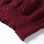 סט שני חלקים סרוג חולצת אובר סייז וחצאית מיני - יעלה