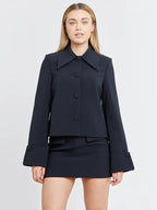 סט שני חלקים מחויט בלייזר וחצאית מיני - מויה