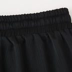 חליפת שני חלקים בד קרפ מבריק נעים מכנסיים ארוכים ובלייזר - ריקה