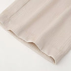 חליפת שני חלקים בד קרפ מבריק נעים מכנסיים ארוכים ובלייזר - ריקה