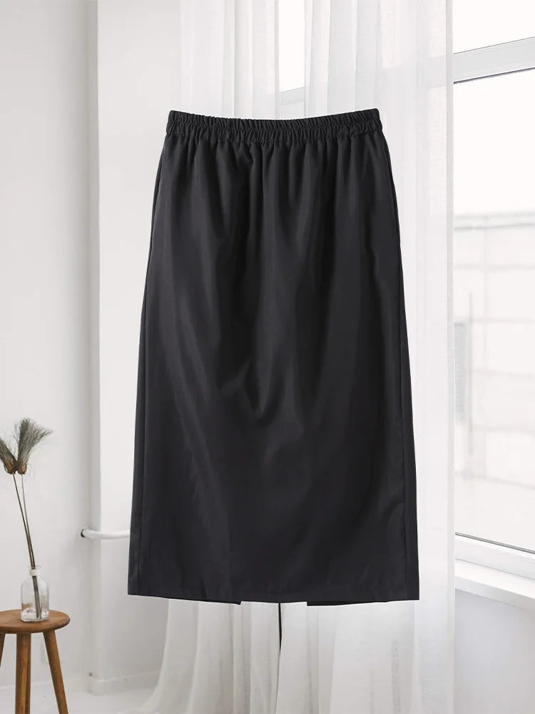 סט שני חלקים אלגנטי חצאית מידי ובלייזר בעיצוב מחויט ויוקרתי - PAS