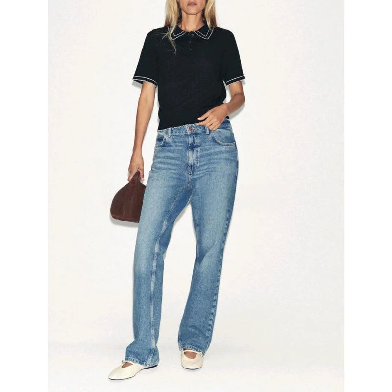 חולצת פולו דגם איילה