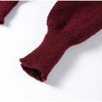 סט שני חלקים סרוג חולצת אובר סייז וחצאית מיני - יעלה