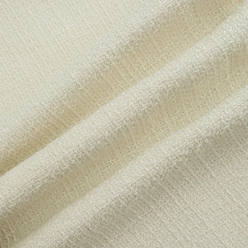 שמלת מיני סטרפלס בד ארוג + בלייזר קצר - ליאו