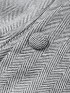 סט שני חלקים צמרי בעיצוב מלכותי חצאית מידי ובלייזר - Reina